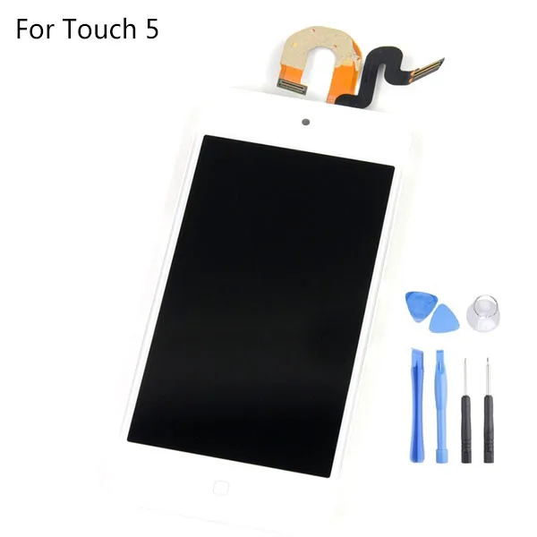 

For Ipod Touch 5 Replacement Parts LCD Screen With Touch Display Digitizer Screen Assembly White Color With Free Opening Tools