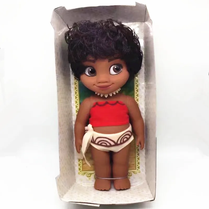 Моана Vaiana фильм Waialiki Мауи Heihei куклы Boneca модели с музыкой фигурки детей Lover