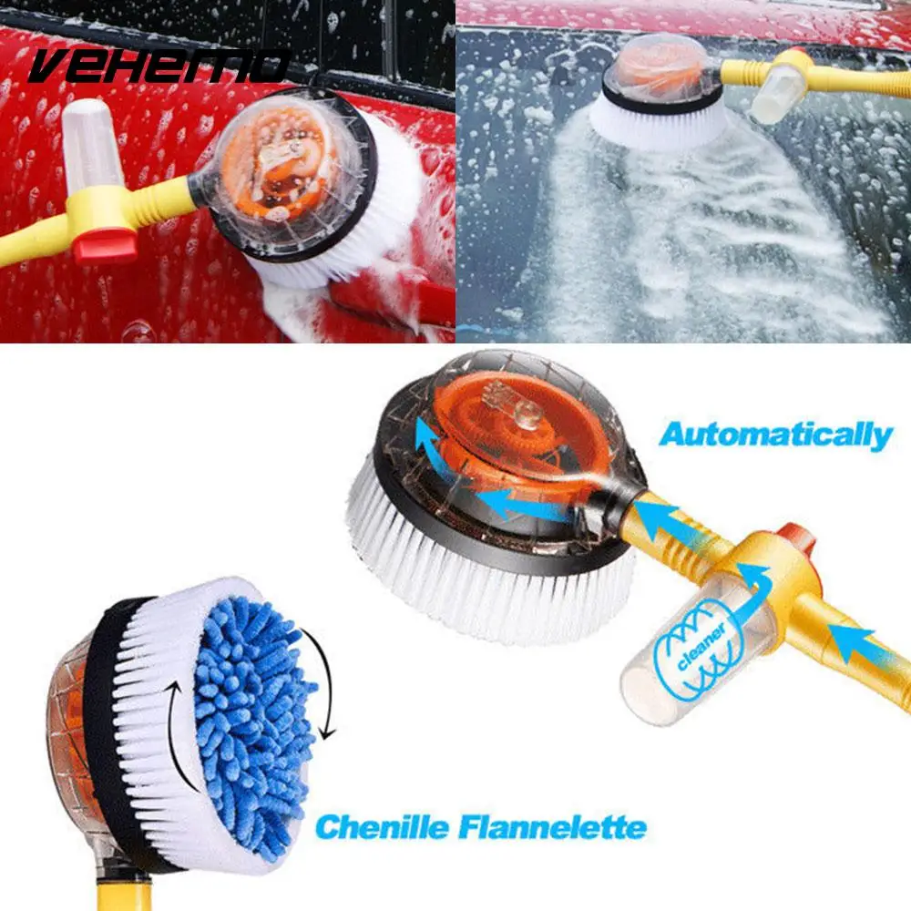Vehemo Retractable Nozzles Automatic Washing Brush Clean Automatic