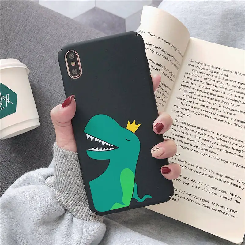 

Cute Dinosaur For Iphone 6 6s 7 8P X Xs Xr Max Cute Dinosaur Silicone Drop Phone Case