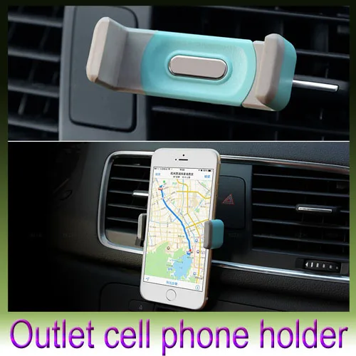 Automobile air-conditioning outlet cellular phone support Car navigator bracket Suitable for a variety of electronic products
