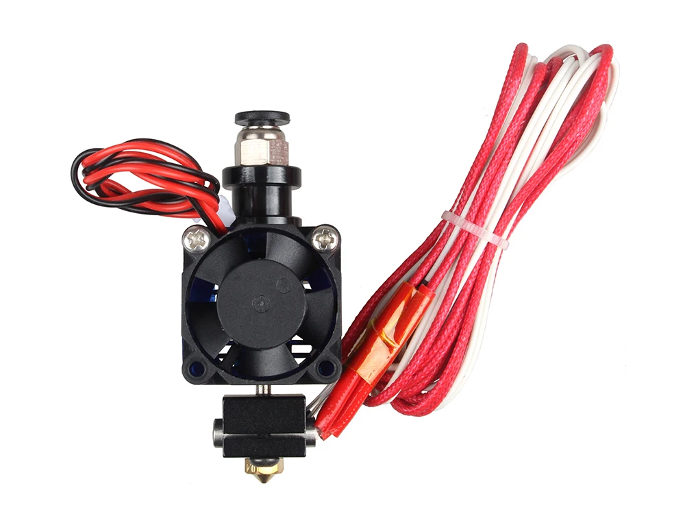 3D принтеры Запчасти hotend e3d v6 комплект 0 4/1 75 мм 12 В 24 с охлаждающим вентилятором