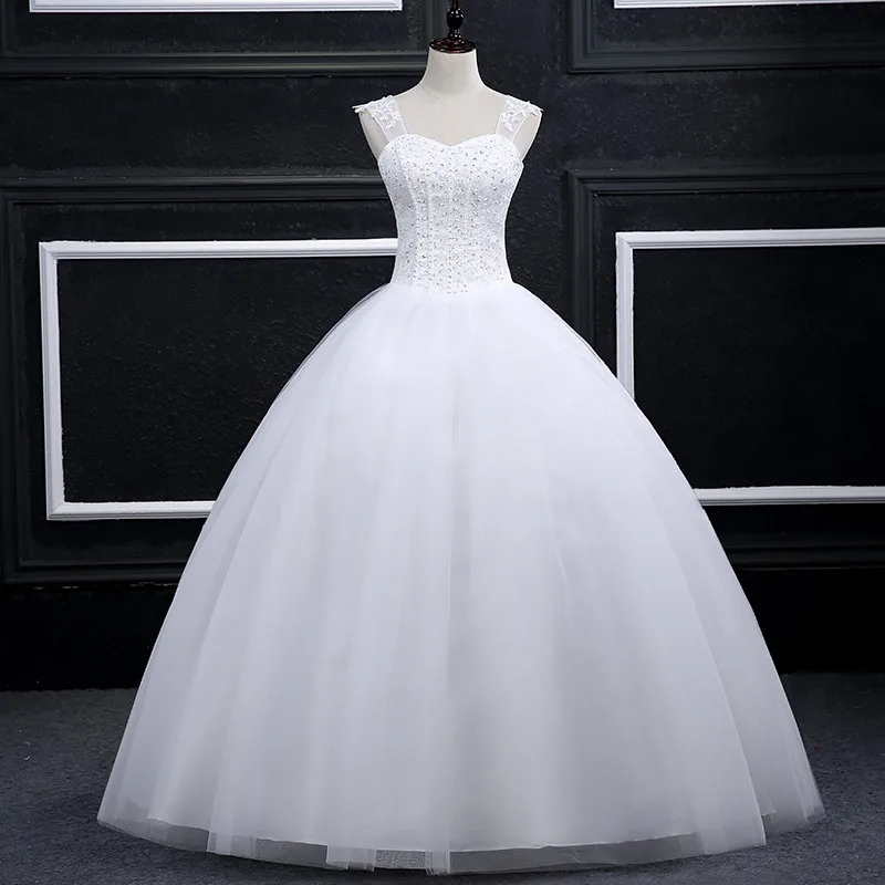 Sequins Lace Ball Gown Sweetheart Wedding Dresses 2020 Capped Tulle Floor Length Bridal Gowns Ivory vestido de novia Sequins Lace Ball Gown Sweetheart Wedding Dresses 2020 Capped Tulle Floor Length Bridal Gowns Ivory vestido de novia