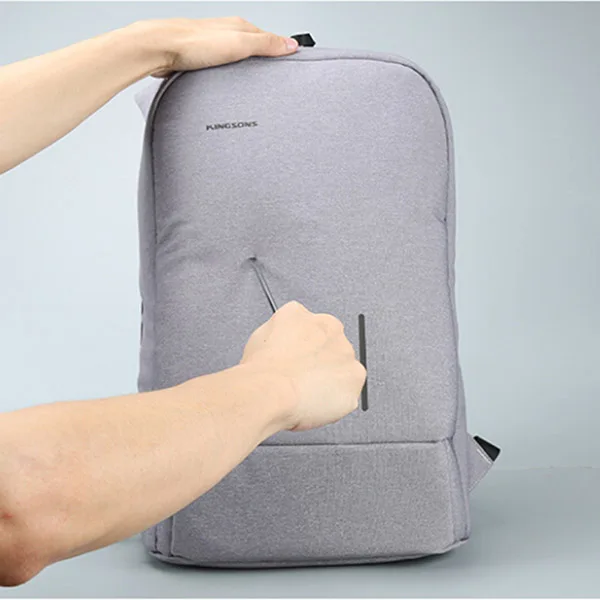 Школьный рюкзак HEBA-Kingsons с защитой от кражи, 15,6 дюймов, usb зарядка, рюкзак, сумка для ноутбука, сумки для компьютера, мужские женские дорожные сумки