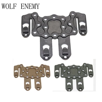 

Tactical Molle Belt Holster Platform M9 Glock Army Strike Combat Gun Holster Adapter Fit for HKUSP Colt 1911 P226