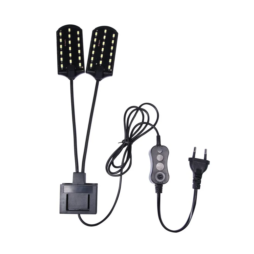 Новинка X7 EU Plug двойная головка супер яркая светодиодная лампа для аквариумных