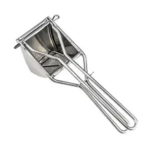 Нержавеющая сталь руководство Сердцеед Картофель картофеля Ricer Сок чайник овощи фрукты чеснок сногсшибательное лапки