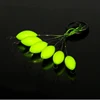 60pcs (10packs) Oval Fishing Float Seven-satr Float Mixedcolor 6 in 1 Space Bean Carp Fishing Accesories Pesca Fishing Buoy X348 ► Photo 2/5