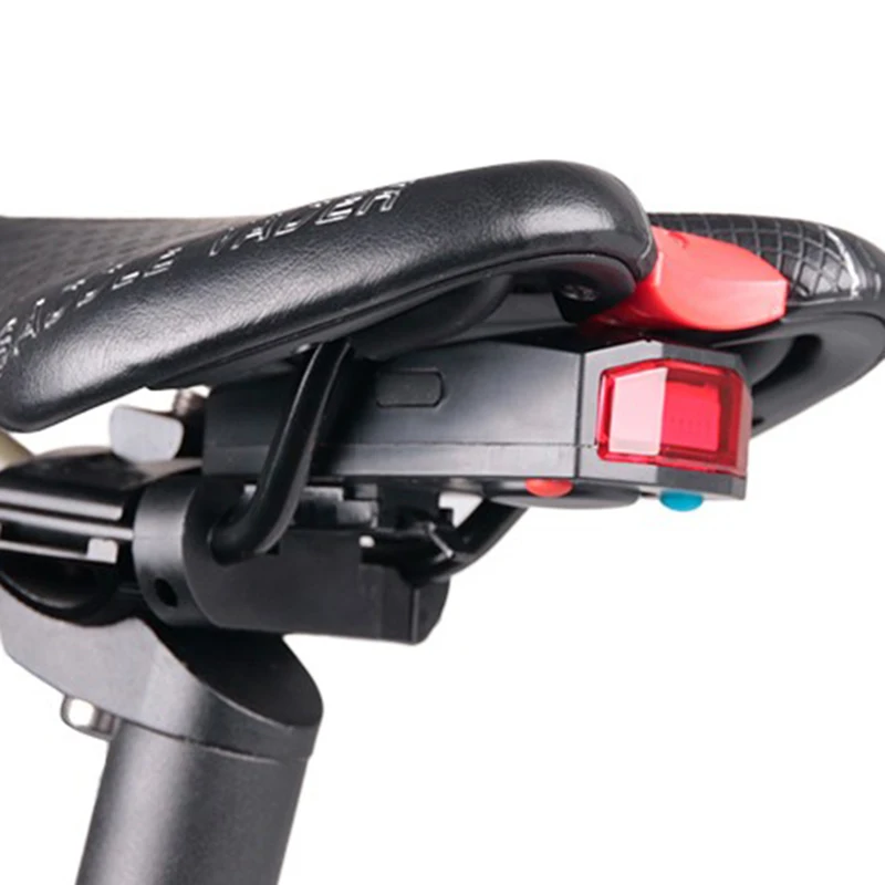 Best Bicycle Rear Light + Anti-theft Alarm USB Charge Wireless Remote Control LED Tail Lamp Bike Finder Horn Siren Warning A3 3