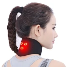 Шейный диск терапия пояс поддержки Скоба самонагревающийся Магнитный турмалиновый