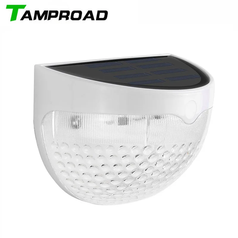 

TAMPROAD 6 LED Solar Powered Wall Lamp Light Outdoor wall lights Villa Path Porch Patio Deck Lawn Yard Garden Landscape Lighting