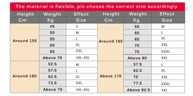 size choose