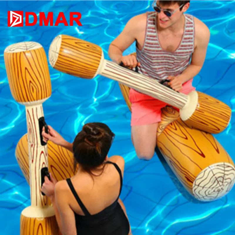 

DMAR 4 Pieces Joust Pool Float Game Inflatable pool toys swimming Bumper Toy For Adult Children Party Gladiator Raft swim ring
