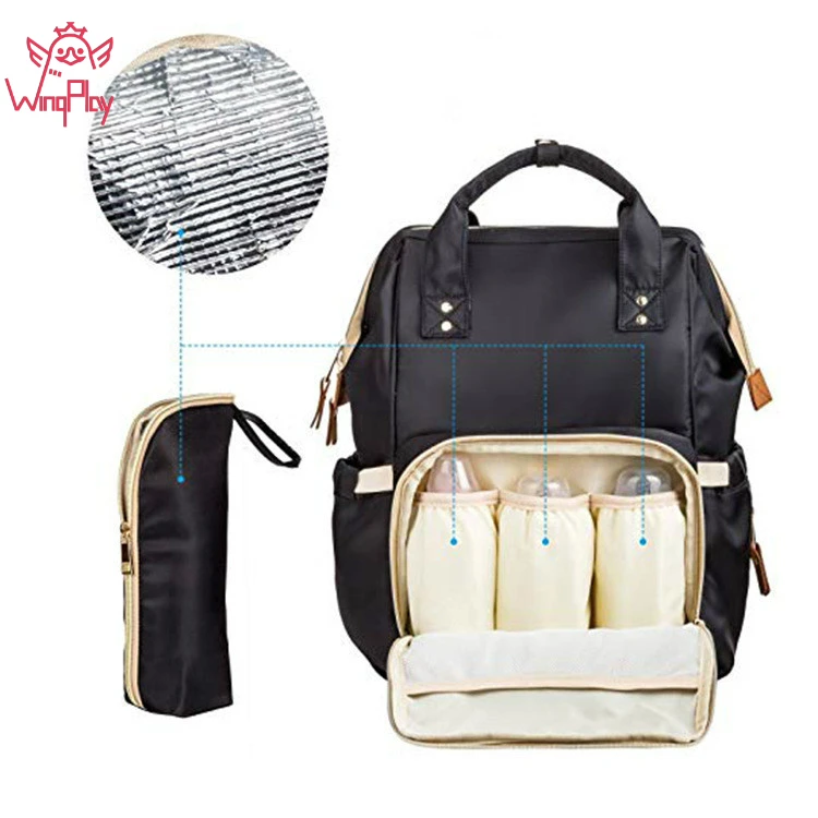 

Large Capacity Diaper Bag Solide Maternity Bags Baby Mummy Waterproof Maternity Diaper Bag For Stroller With Thermos Baby Care