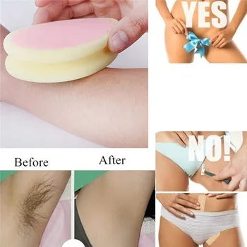 

Depilation Sponge Pad Hair Removal Sponge Magic Painless Facial Arm Leg Body Hair Remover Soft Effective Hair Remover Tool