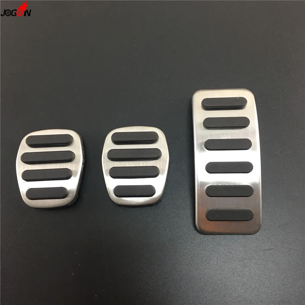 

For Volvo XC40 2018 2019 Stainless Steel Gas Fuel Brake Foot Pedal Pad Kit Set AT No Drill