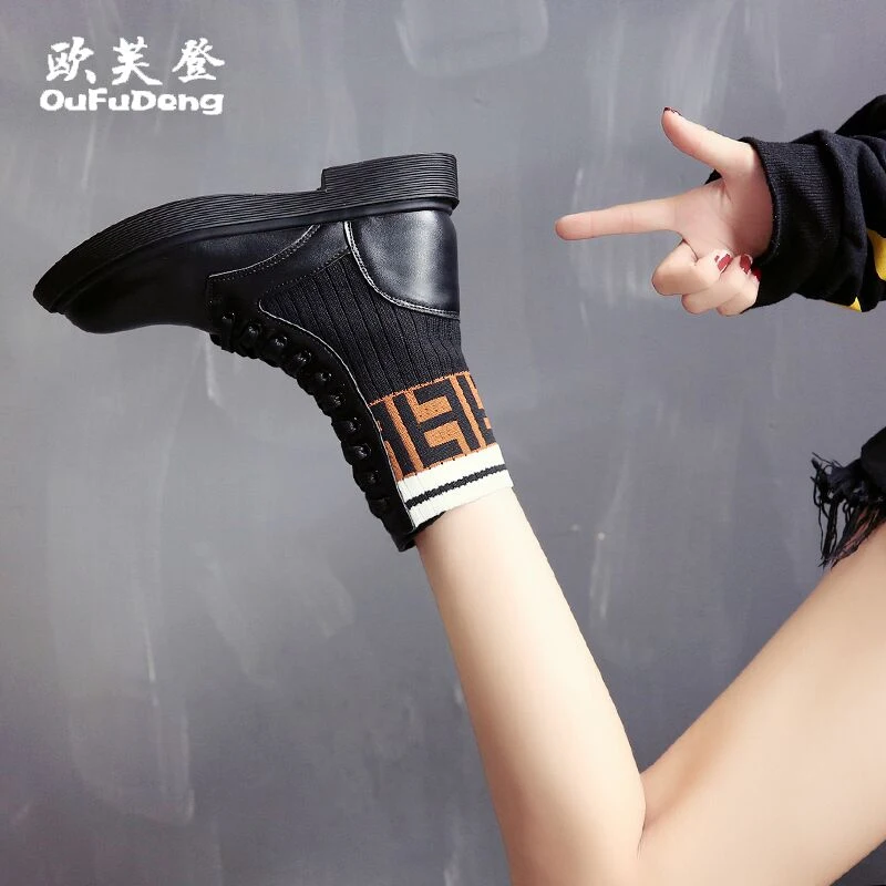 

2018 Winter Women Fashion Designer Brand Luxury Shoes Knee Long Martin Boots Ridding Boots Squar Heels Round Toe Size 35-39