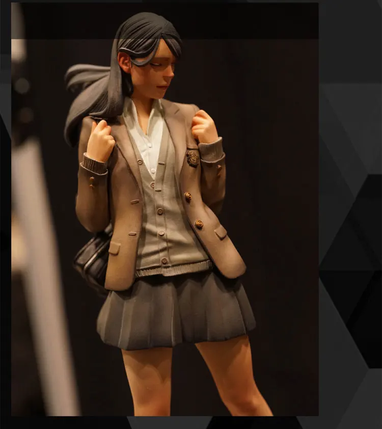 

Simulation 17 CM Wind Rises Japanese Uniform Girl Miniatures Modeling Unpainted Assembling Female Figure Model Kits
