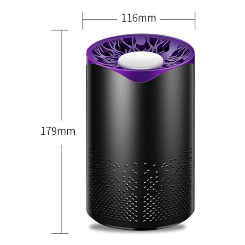 USB Электрический убийца москитов светодиодный светильник УФ ошибка Zapper москитная ловушка насекомых свет УФ биомиметический контроль комаров без ухода