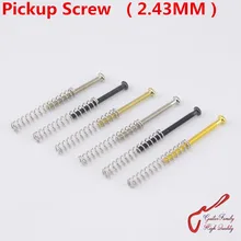 1 шт. GuitarFamily Электрогитара хамбакер звукосниматель регулировка высоты винты(#3-48) Сделано в Корее