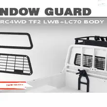 Металлическая сетка на окно гвардии Grlle для killerbody 1/10 Масштаб Toyota Land Cruiser LC70 48601 тела RC RC8WD LWB TF2