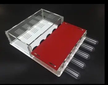 

New 5pcs Glass Tubes Ant Nest Granja de Hormigas Nid Fourmis Acryl Nest Ants Insetos Kids Scientific Device Acrylic Ant Farm