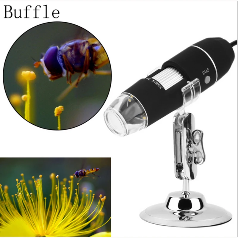 

1Pcs Pixels HD 800X 1000X 8 LED USB Digital Microscope Endoscope Camera Microscopio Magnifier Z P4PM Free Shipping Mobile Phone