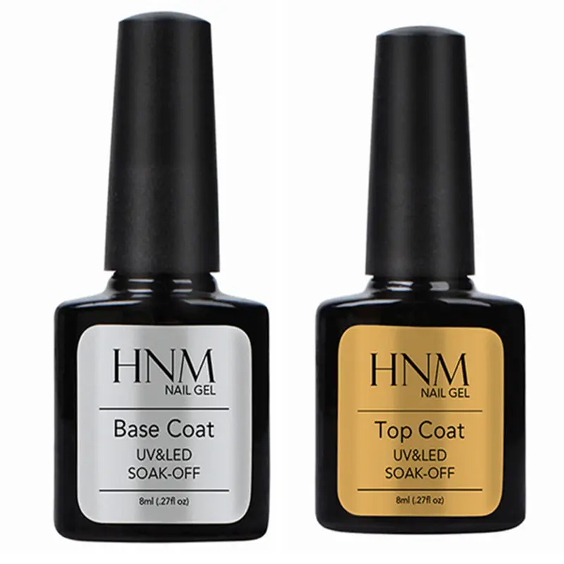 

UV Top Coat + UV Base Coat Foundation for UV Gel Gel Polish Top it off 30 day long lasting Sapphire Nail Gel 7.3g