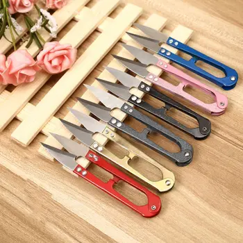 

Multi-Purpose Handheld Cutter Scissors Sewing Embroidery paper cutter Thread Snips Fishing Craft Tools Office Supplies