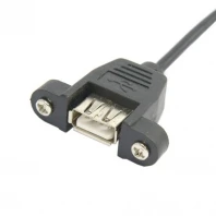 100 шт./лот) 20 см USB 2.0 гнездо Панель крепление Тип к Стандартный B Мужской Сканер Принтер жесткий диск кабель