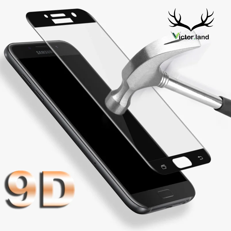 Для Samsung Galaxy A8 A7 Pro Plus J7 Prime Max 2017 2018 полноразмерная пленка 9D Защитная для экрана из