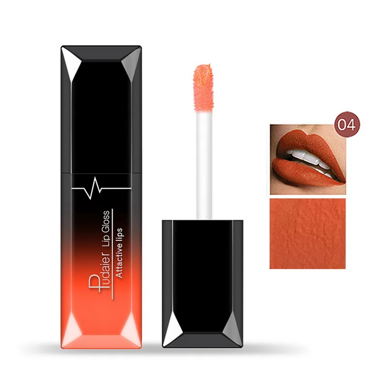 Pudaier Beauty блеск для губ матовый оттенок жидкая губная помада макияж