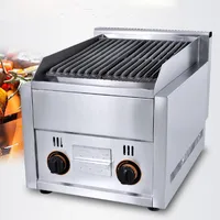 Gas Lava Rock BBQ Grill;Volcanic stone Grooved barbecue machine;Barbecue machine 1