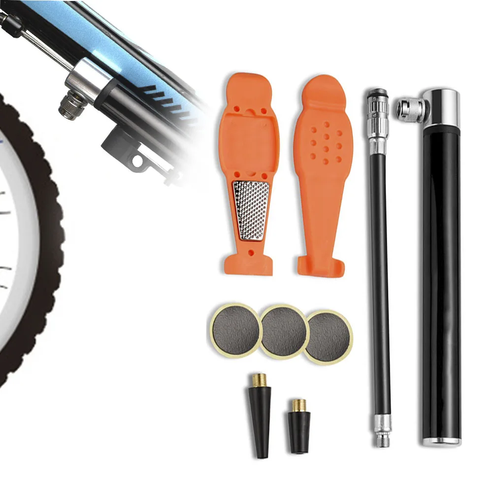 Cycling Bicycle Pump Accessories Balls Tools Schrader Presta Mini Portable Football High Pressure Universal Air Inflator | Спорт и