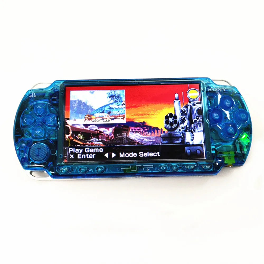 

Professionally Refurbished For Sony PSP-2000 PSP 2000 Handheld System Game Console - Clear Blue Console