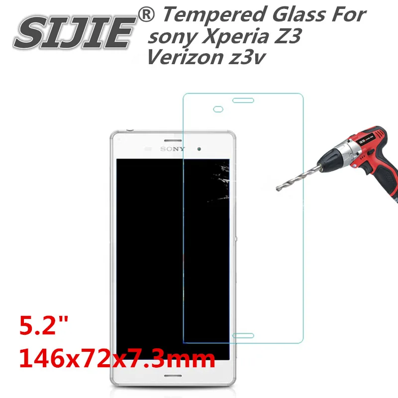 Закаленное стекло для sony Xperia Z3 Verizon z3v 5 2 дюйма Защитная крышка экрана Смартфон
