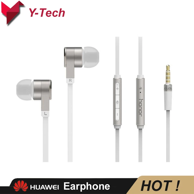 

Original Huawei Honor AM13 Headset 3.5mm In-Ear Earphone with Remote and Microphone Wire Control Length 1.1m For Honor 9 lite