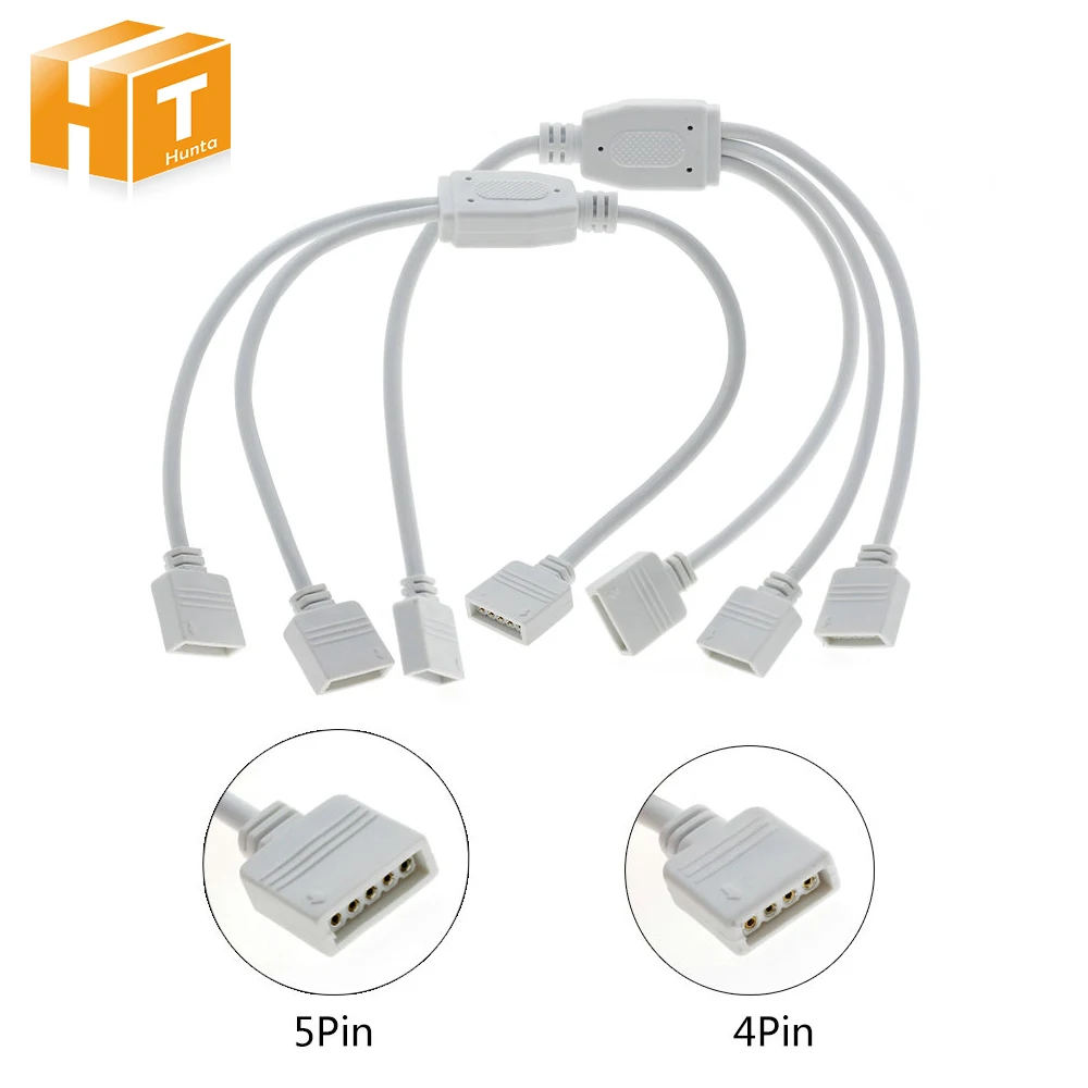 4Pin 5Pin Hub 1 To 3 1 To 2 Rgb Rgbw Led Strip Connector huismerk kopen in de aanbieding