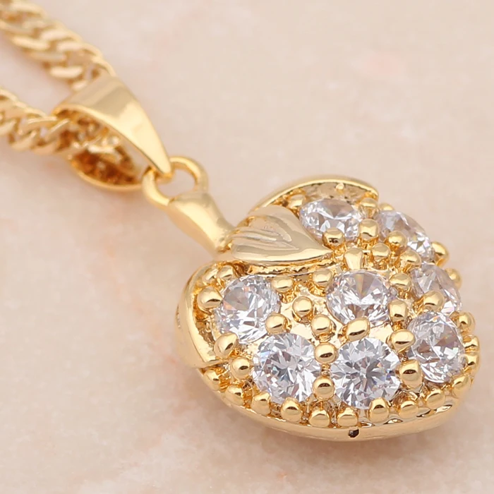 Серьги и ожерелье в форме сердца JS333A|jewelry sets earrings|brand jewelry setsdesigner set |