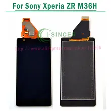 Für sony xperia zr m36h m36 c5503 c5502 lcd-bildschirm und touch digitizer montage komplette display kostenloser versand