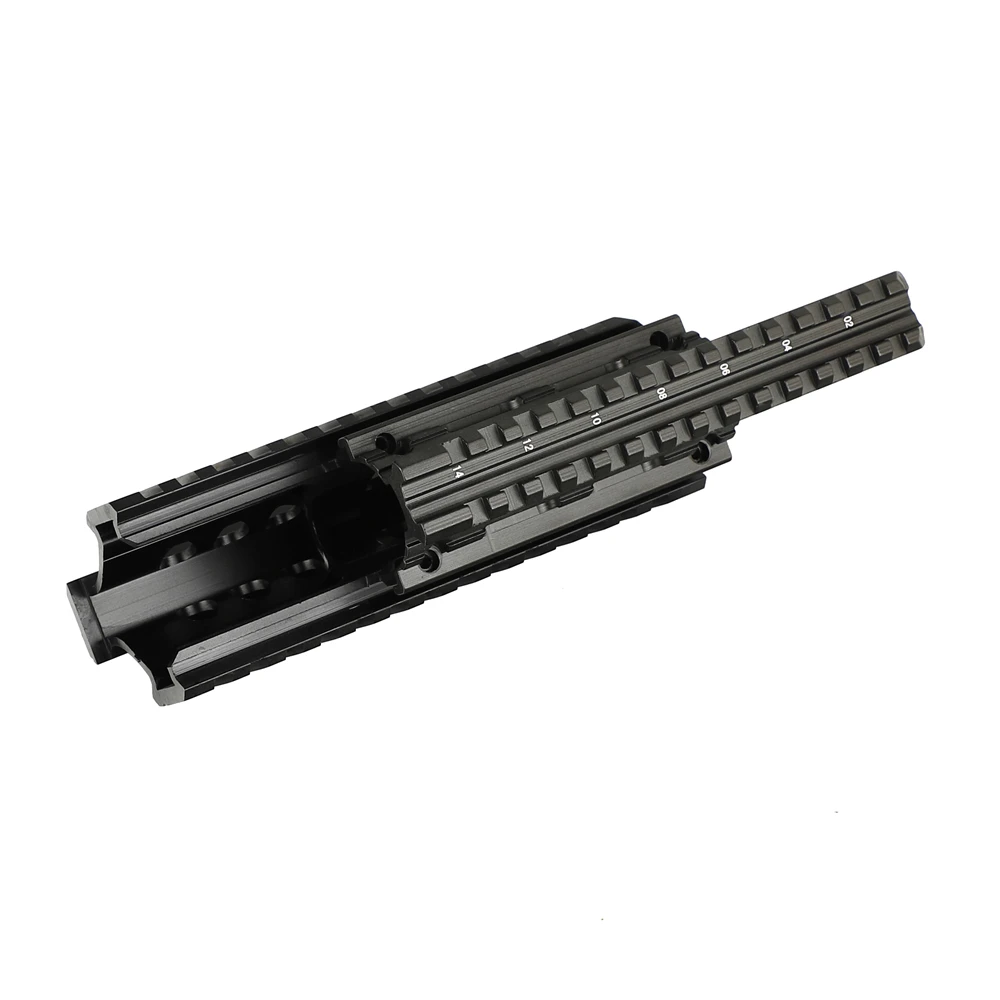 Montagem em Trilho Arma de Construção Universal Tático Quad Picatinny Romena Handguard 2 Peças Acessórios Riflescope Montagem ak 8 Cheap Acessórios e suporte de extensão