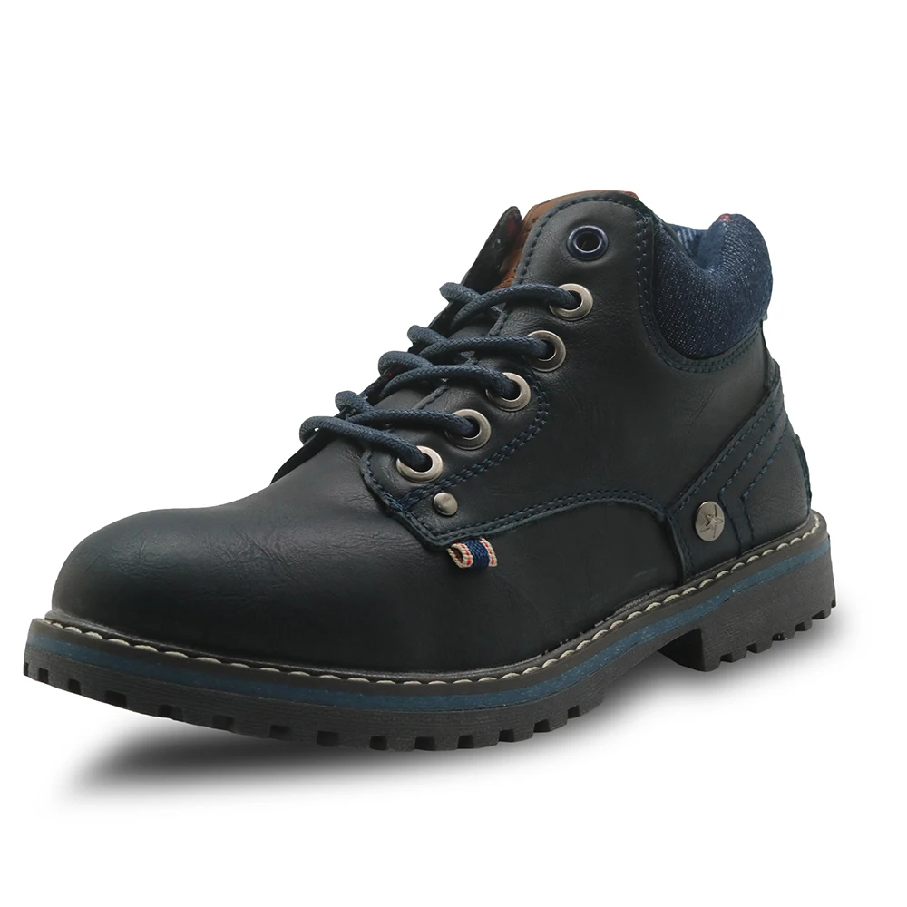 Детские ботинки Apakowa из искусственной кожи на плоской подошве|leather boys boots|boys bootswinter