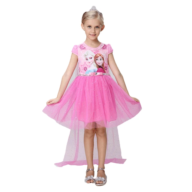 disney frozen elsa girls halloween costumes for kids snow queen cosplay princess anna elza fantasia vestido