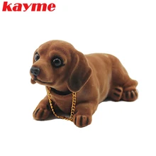 Kayme Bobble Head Dog font b Car b font Dashboard Doll Auto Shaking Head Toy Ornaments