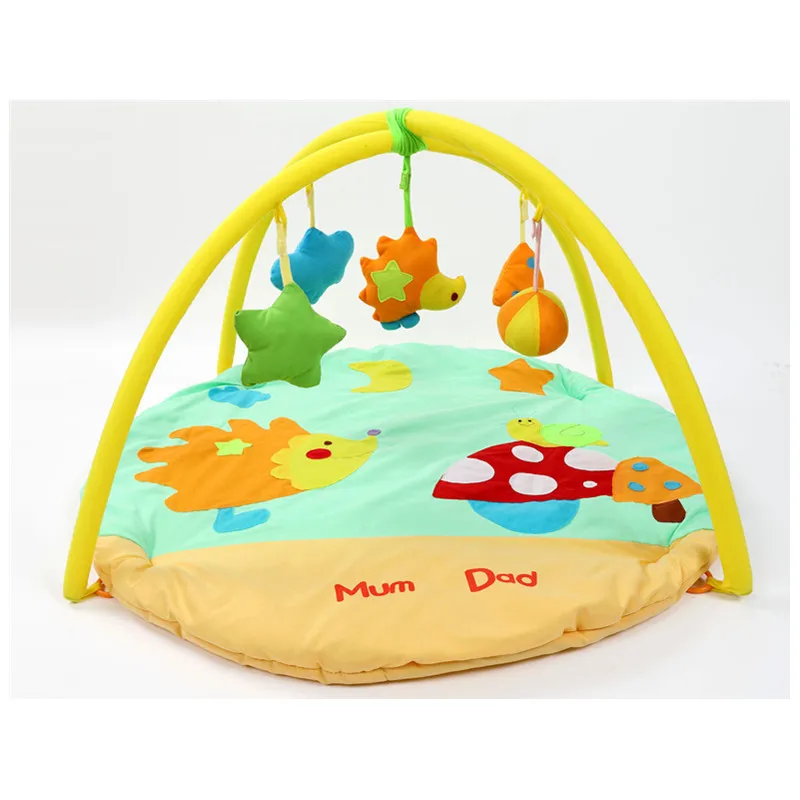OLOEY1.5KG Мешочек для хранения игрушек Практика-коврик 90 * 50см Ковер в детской ежике