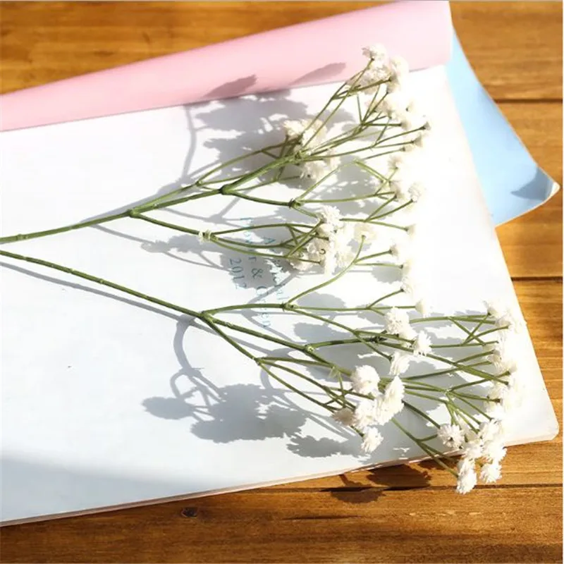 NieNie DIY Гипсофила искусственная цветы детское дыхание поддельные силиконовые растения для свадьбы дома отеля вечерние украшения 6 цветов