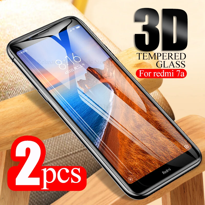 

2pcs/lot tempered glass For xiaomi redmi 7a protective glass redmi 7a screen protector xiomi xaomi red mi 7 a safety Cover Film
