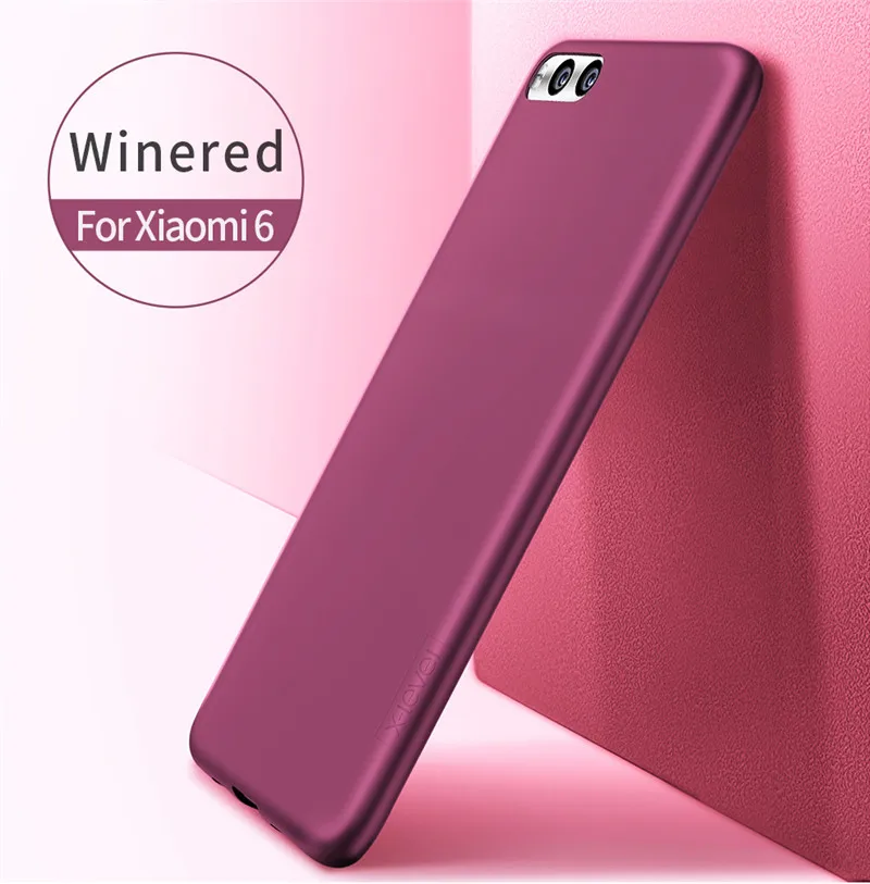 For Xiaomi 6 Ultra Thin Shockproof TPU Hybrid Case Cover,360 degree full cover matte soft tpu case 6 color, multi-color optional (16)