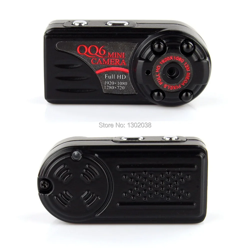 Самый маленький в мире 720P мини DV DVR камера видеокамеры ИК ночного видения обнаружения движения DVR QQ6 мини DV