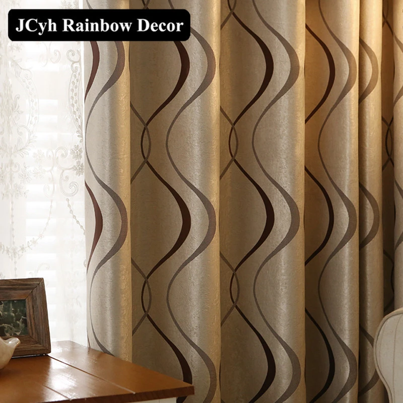 Luxus Wellig Dicke Gestreiften Vorhang Fur Wohnzimmer Schlafzimmer Kuche Dekoration Moderne Blackout Vorhange Panel Stoffe Chinesischen Modern Blackout Curtains Curtains Forblackout Curtains Aliexpress
